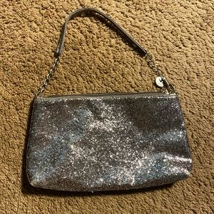 Silver Sparkly Clutch